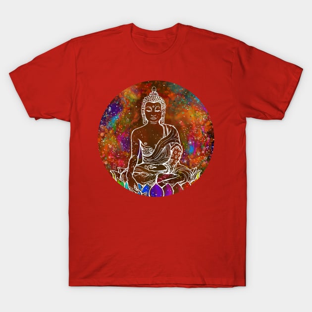 Male Buddha ( Buddhism ) T-Shirt by artbysavi